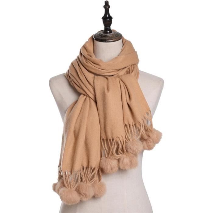 Echarpe Enfant Fille 10 Ans Uni Couleur Unie Suspendu Cheveux Mode Echarpe Polyvalent Et Chaud Pour Femmes Laine Ensemble Tr u2251 Cdiscount Pret a Porter