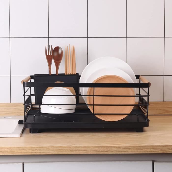 Égouttoir à Vaisselle Avec écoulement Noir Wenko | La Redoute