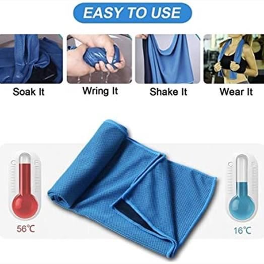 Sfee Lot de 2 serviettes de voyage en microfibre, serviette de camping à séchage rapide, serviette