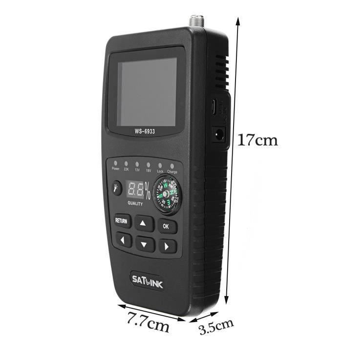 DollaTek Détecteur De Signal Satellite Avec Écran LCD - Antenne TV Numérique Pour Parabole Et Camping-Car