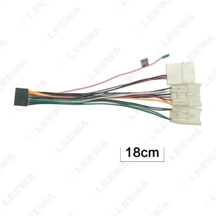 Adaptateur Faisceau Câble Autoradio Pour Toyota - 10 Broches + 6 Broches - Installation Facile - Neuf