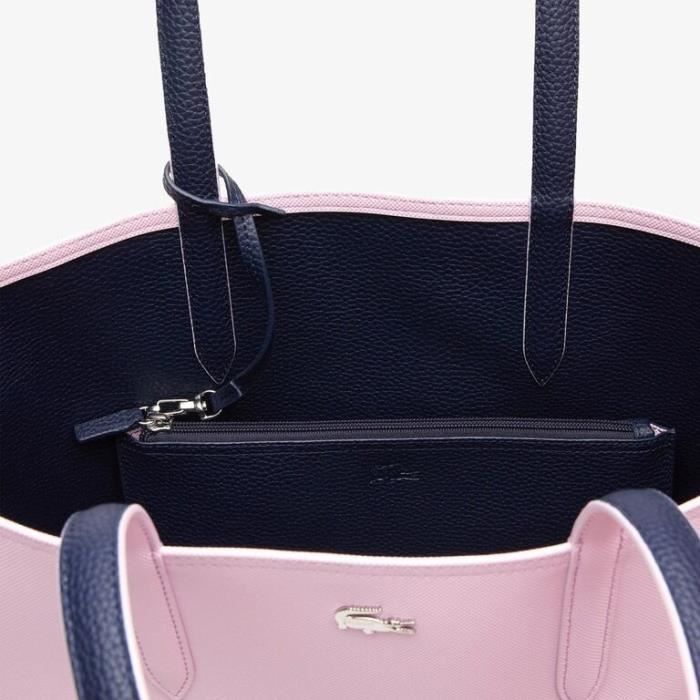 Sac cabas anna sales réversible bicolore lacoste