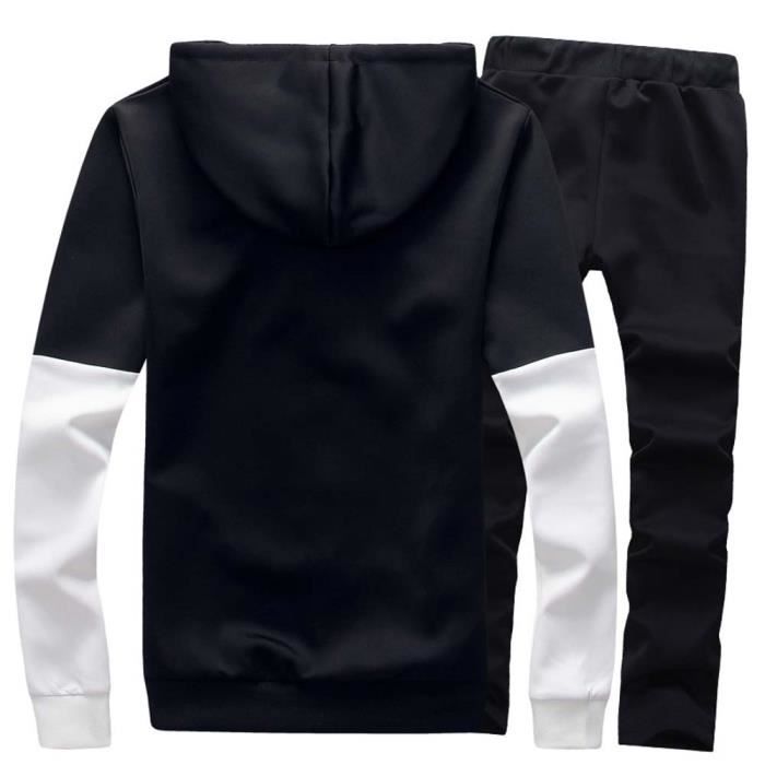 Sweat Pantalon Enfant Ensemble Jogging Enfant - Sweat Capuche + Pantalon | Survêtement Foot | 2-12 Ans Garçon Fille Jogging Enfant Avec Ouverture