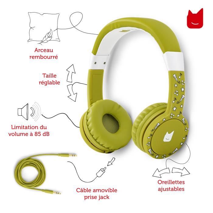 Casque Audio pour Enfant - TONIES® - Tonie-Chuchote - Vert