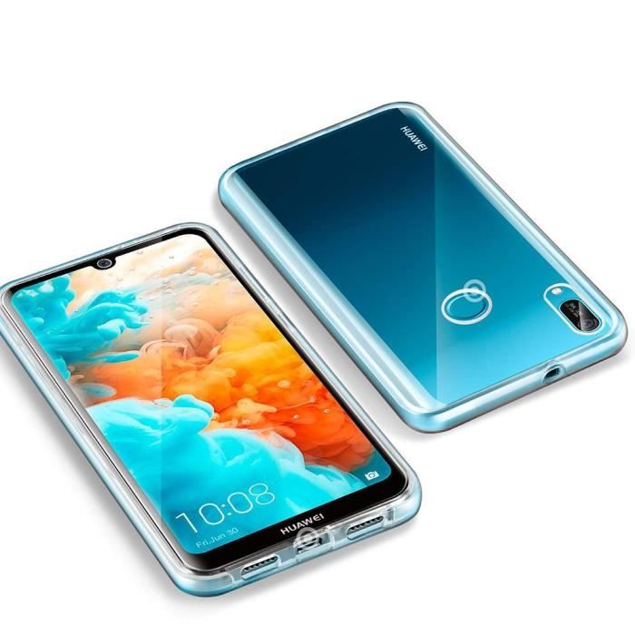 New&Teck Cover Trasparente Per Huawei Y6 2018 - Protezione Integrale Anteriore E Posteriore, Antiurto