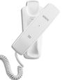 Téléphone fixe Alcatel Temporis 10 - Blanc - Diode lumineuse - Touche Bis - Fixation murale possible-2
