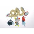Jouets pour bébé suspendus spirale en peluche jouets d'activité bébé jouets de chevet musique Mobile bébé oiseau jouets en peluche-2