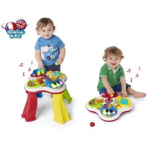 TABLE JOUET D'ACTIVITÉ CHICCO Table Hobbies Bilingue - Table d'activités 