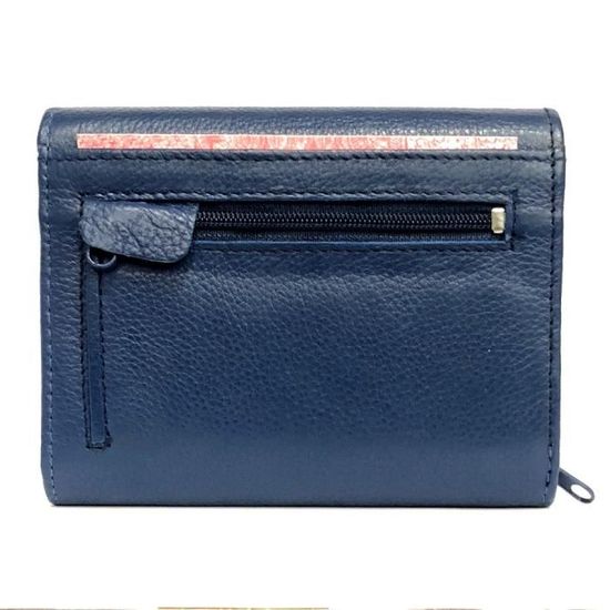LOLUNA® Portefeuille scratch en toile, Porte monnaie, Billet, Carte, Identité, Permis et doublure résistante -Gris Gris GRIS - Bagagerie - Maroquinerie