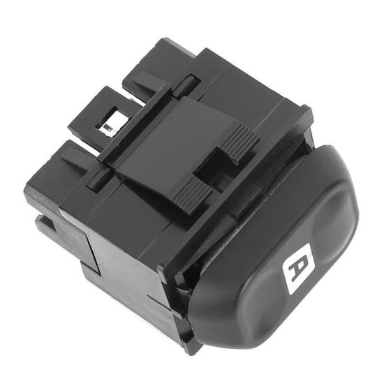 Interrupteur Lève-Vitre Électrique Avant Gauche Pour Iveco Daily 1999-2006 - Remplacement 500321137 Gris Robuste ON-OFF-ON