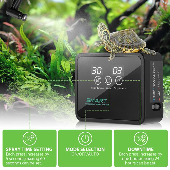 Système De Brumisation Intelligent Pour Reptiles, Système De Brumisation Automatique Pour Terrarium, Système De Brumisation De La Forêt Tropicale, Système D'arrosage Des Plantes D'intérieur