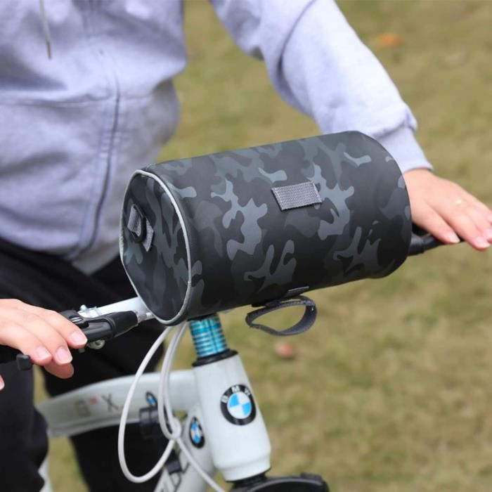 MKYRLX Sacoche de Guidon de vélo, Sac à déjeuner Isotherme Portable avec  écran Tactile sur Le téléphone, Cadre de Support Robuste sur Guidon de vélo,  Bicyclette : : Sports et Loisirs