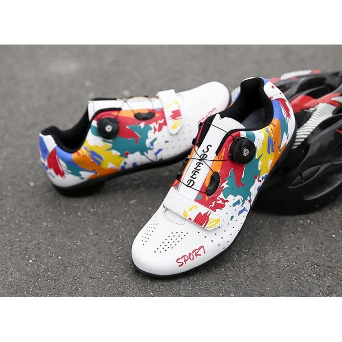 Chaussures Cyclisme Hixingo Unisexe - Semelle Gomme Antidérapante - Respirantes