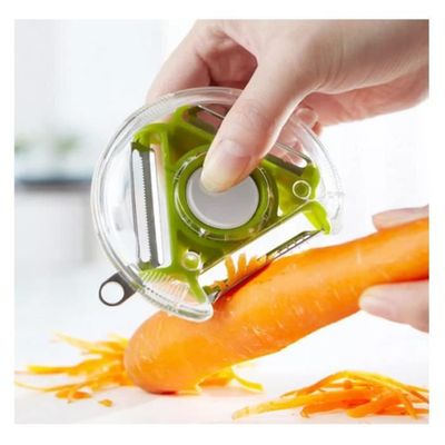 Eplucheur Légume - Outil Découpe 3 en 1 - Zinc Aluminium - Acier Inoxydable - Multifonctionnel - Maison