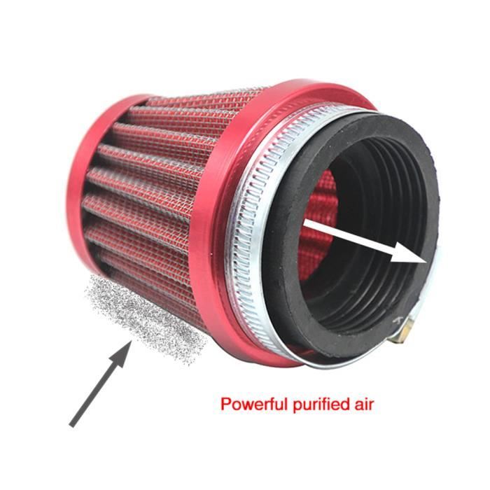 Filtre à Air Universel Moto Yosoo - Pour Scooter, ATV, Dirt Bike, Diamètres 35mm, 42mm Ou 48mm