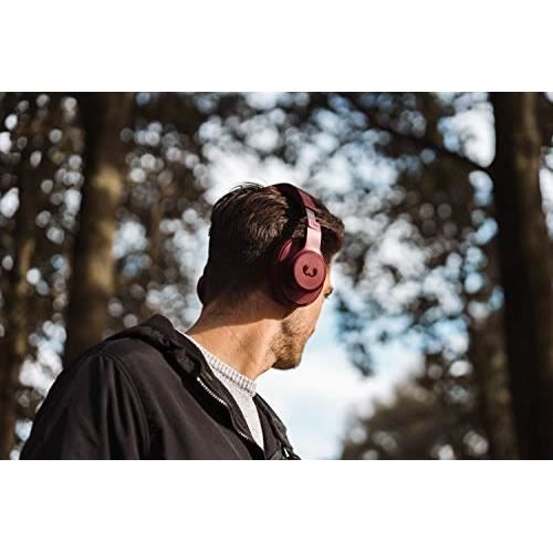 Fresh n Rebel Headphones Clam Ruby Red Casque Bluetooth Supra
