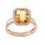 bague diamant rose rectangulaire bague diamant rose rectangulaire