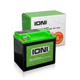 IONI - Batterie 12V 12Ah AGM IONI (YTX12-BS similaire) (étanche - sans entretien) Réf 16127-0