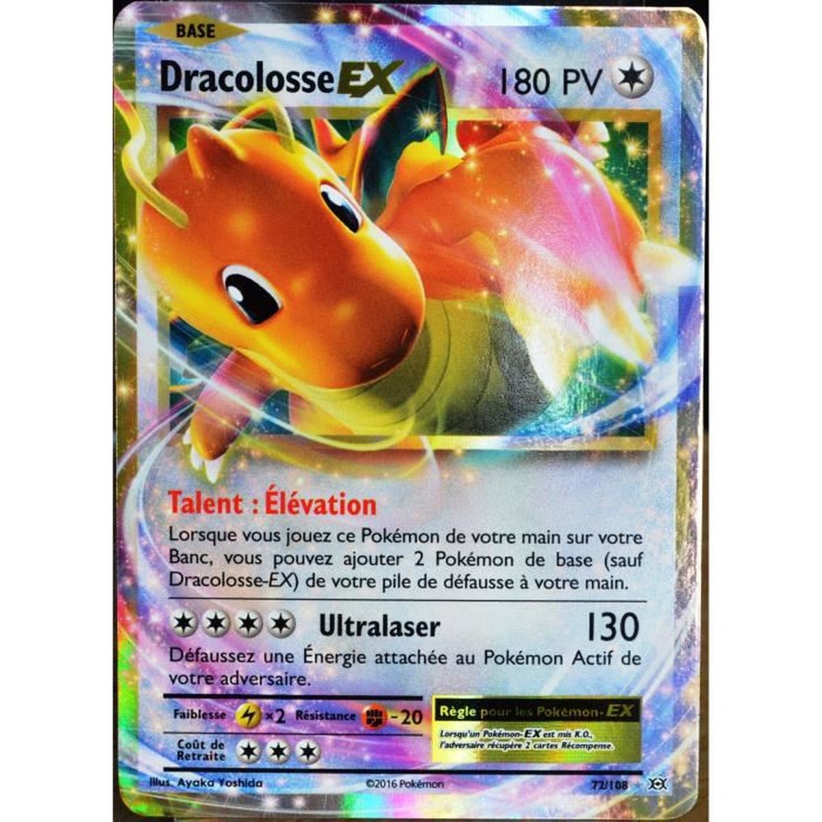 Carte Pokémon 72-108 Dracolosse EX 180 PV XY - Evolutions ... Carte Pokémon 72-108 Dracolosse EX 180 PV XY - Evolutions ...
