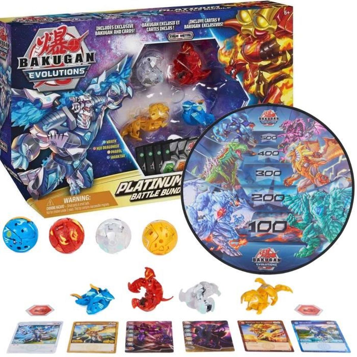 Bakugan Evolutions Battle Figur Zorn – Transformierbar & Mit Karten