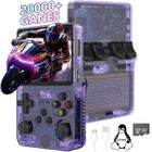 YULINLAND Console Portable R36S, Jeux Vidéo Rétro, Écran IPS 3.5 pouces, 20 000 Jeux,Système de Linux, 128G, Purple