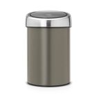 BRABANTIA Poubelle Touch Bin - 3L - Platinum