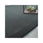 DECOWEB Tapis sisal Yucatan noir - Ganse coton noire - 120 x 170 cm