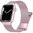 LECMACY Compatible avec Bracelet Apple Watch 38mm 40mm 41mm, Bracelet Acier Inoxydable avec Aimante pour iWatch Series SE/7/6/5/4/3