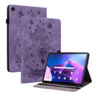 NOBRAND Coque pour Lenovo Tab M10 3rd Gen TB-328FU-TB-328XU, Tablette Housse avec Protection Étui Smart Folio Cover-Papillon violet et