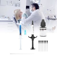 Akozon Kit de liaison dentaire Kit de collage dentaire orthodontique Kit de système adhésif photopolymérisable adhésif Outils