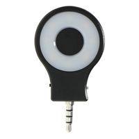 Mini LED Flash Selfie Photographie Avant Caméra Lumières Multiples pour Téléphone Portable Noir