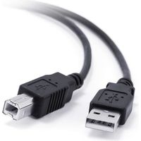 INECK® Câble Imprimante USB 3M USB 2.0 Câble Scanner d'Imprimante USB A vers USB B Mâle à Mâle Câble Printer Pour HP, Canon, Dell,