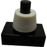 Encastrable Interrupteur à Pression pour lampes Blanc 250 V 2 A Noir –