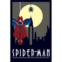 Affiche Marvel Deco Spiderman retro