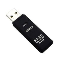 3.0 Card Reader Adapter USB Lecteur Carte Memoire SD - SDHC - SDXC - Micro SD - TF noir WK My03064