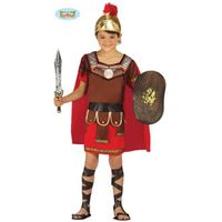 Déguisement Centurion Enfant 10-12 Ans - Costume Garçon - Chapeau et Veste avec Capa