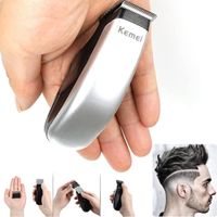 Kemei – tondeuse électrique pour hommes, petit appareil pour couper les cheveux et raser la barbe, rasoir po