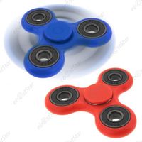 ebestStar ® Spinner Fidget Couleur Bleu, Rouge - x2 Hand Spinner Fidget Anti-Stress Gyroscope Roulement en métal Jouet Adultes