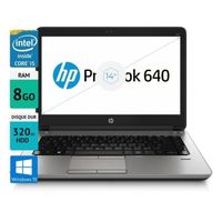 HP Probook 640 G1 - PC Portable 14" - Intel Core i5-4200M - 8Go RAM - 320Go HDD - Windows 10