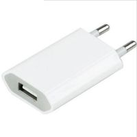Adaptateur USB Prise Murale pour IPHONE 8 PLUS (+) Secteur 1 Port Courant AC Chargeur (5V-1A) Univer - Couleurs:BLANC
