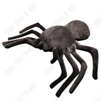 TD® Jouets en peluche araignée Simulation Créatif 80cm*50cm Grande taille Noir Faux jouets en peluche Décoration d'Halloween