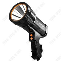 TD® Projecteur portatif de type pistolet torche projecteur portable rechargeable à LED à lumière forte avec lumière latérale