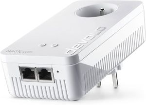 COURANT PORTEUR - CPL Magic 2 WiFi 6 Adaptateur d'extension : 1x Adaptateur CPL WiFi, Pr Gigogne (2400 Mbits, Mesh, 2x Ports Gigabit Ethernet).[Z2485]