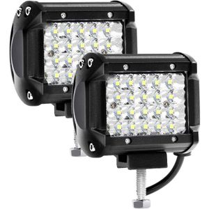Lot De 2 Spots LED Universels 12V – Pour Voiture, Caravane, Fourgon, Moto – E4032045