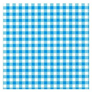 vichy bleu lot de 2 serviettes 33 x 33 cm Ambiente