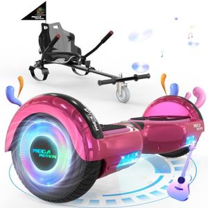 HOVERBOARD Hoverboard MEGA MOTION Pack Rose et Kart Noir - Mo