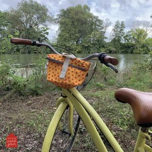 PANIER - SACOCHE VÉLO Sacoche de guidon vélo enfant Les Pommes - Jaune -