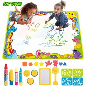 Greensen Enfants Magic Water Drawing Peinture Tapis de tissu avec 2 stylos  Cadeau de jouet éducatif pour enfants, Tapis de dessin pour enfants, Jouet  de dessin pour enfants 