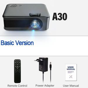 Vidéoprojecteur Vidéoprojecteur,MINI projecteur Laser Portable A30