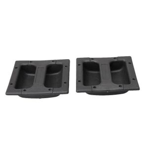 2 Poignées Pour Enceintes Plastique Couleur Noire 137 x 87 mm